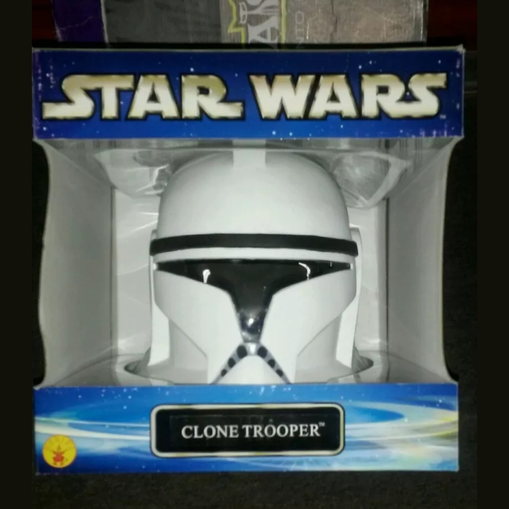 NW STAR WARS CLONE TROOPER HELMET collector's edition 2002 - Picture 1 of 8